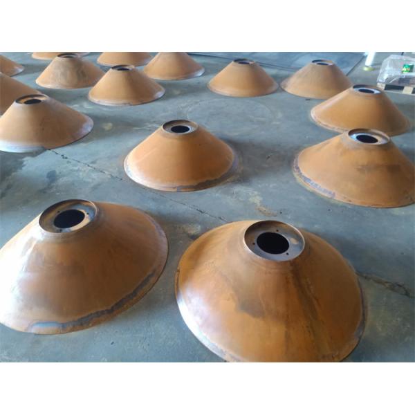 Outdoor Cooking Corten Steel Hemisphere Fire Pit D1000mm Abrasion Resistance