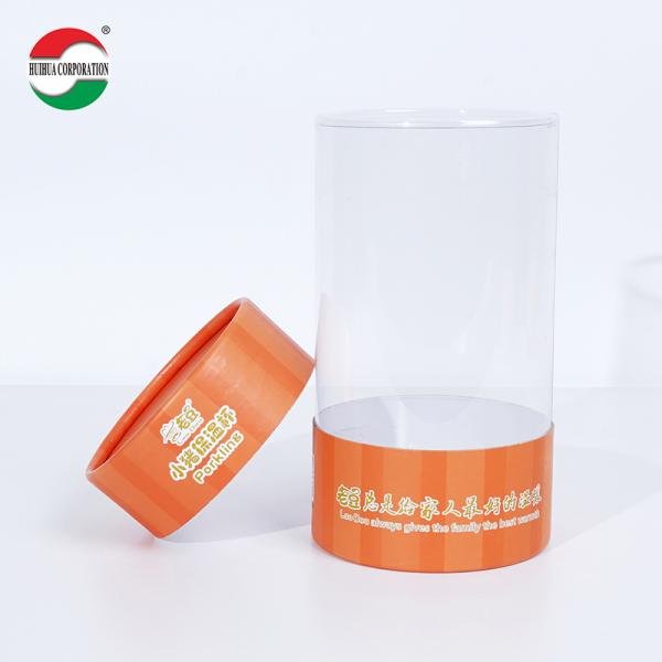 Tubes en papier de fenêtre en PVC créatif avantage UV jouet imperméable cadeau T-shirt cylindre tube emballage