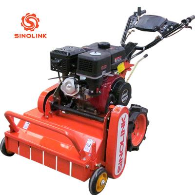 23 inch Walk Behind Flail Mower Mulcher Self Diesel Engine For Garden