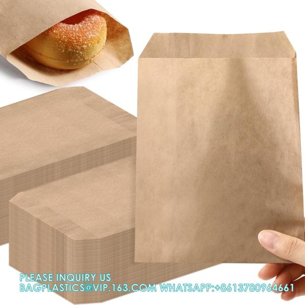 Self Adhesive Candy Cookie Bags, Sticker, Treat Bag Popcorn Party Favor Bag Lunch Bag Envelopes Merchandise Bags