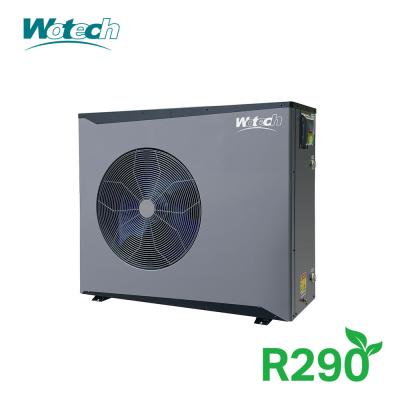 12kw Single Phase Inverter Monoblock Heat Pump R290 With CE Certificate Heating Cooling And DHW