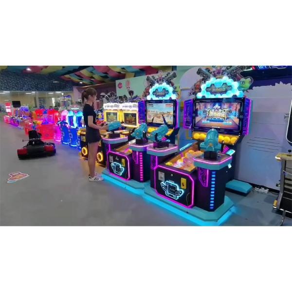 Crianças Pusher Arcade Shooting Gun máquina de jogo adequado para idades 8 anos Todos os tipos de plugue