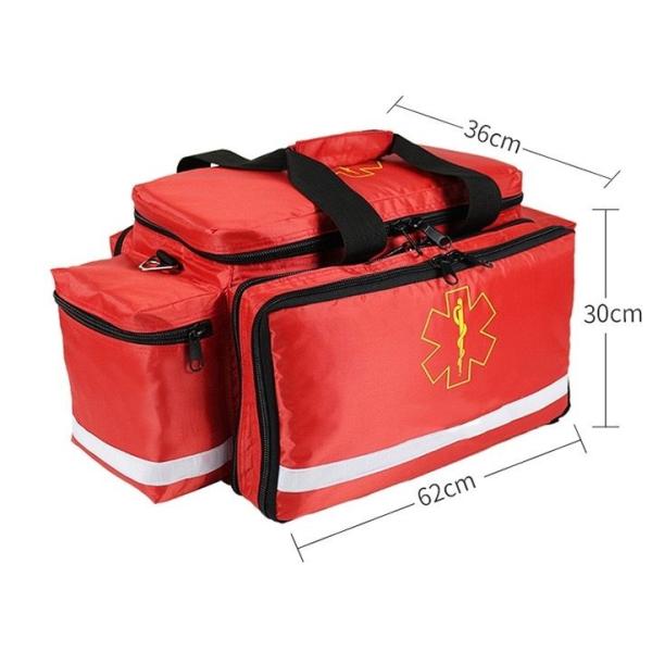 Сумки авиалинии Ems поставки оборудования скорой помощи машины скорой помощи нейлона аварийной медицинской красные