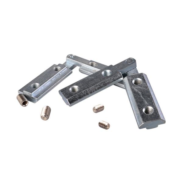 Nicket Steel Aluminium Profile Connectors for building