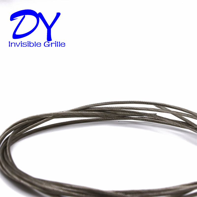 Wire Construction 12 plus 1 Invisible Safety Grille Customized Seamless Security