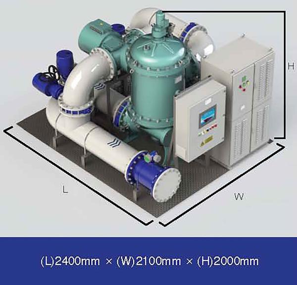 USCG Approved IMO MEPC.279(70) Standard 500m3/h Marine Ballast Water Treatment System BWTS