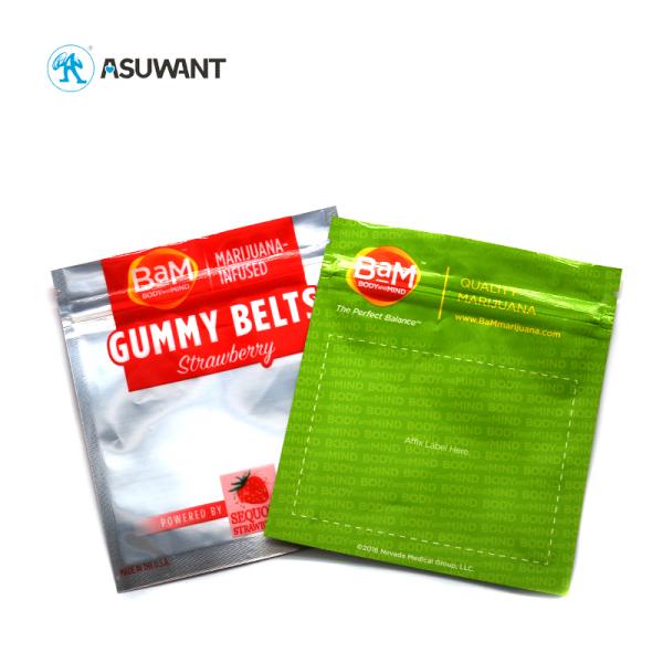 Мини Resealable Childproof пластиковый Mylar кладет доказательство в мешки запаха VMPET