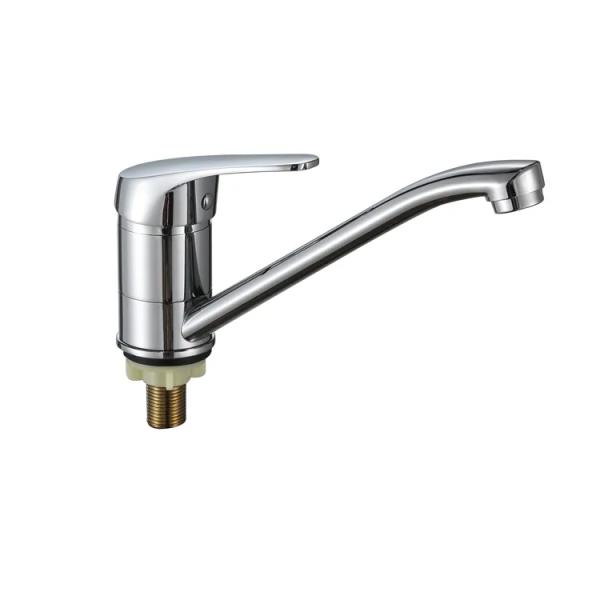 Furo de montagem Furo único misturador de zinco torneira de banheiro clássica