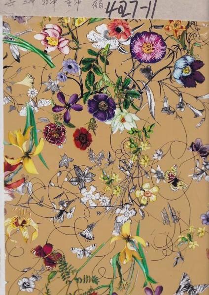 Transfer foil for leather  Flower design transfer film for pvc leather G4027 Hot stamping foil for pu leather