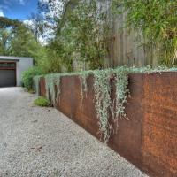 Custom Laser Cut Large Corten Steel Outdoor Planters 0.8mm 1.2mm Thick