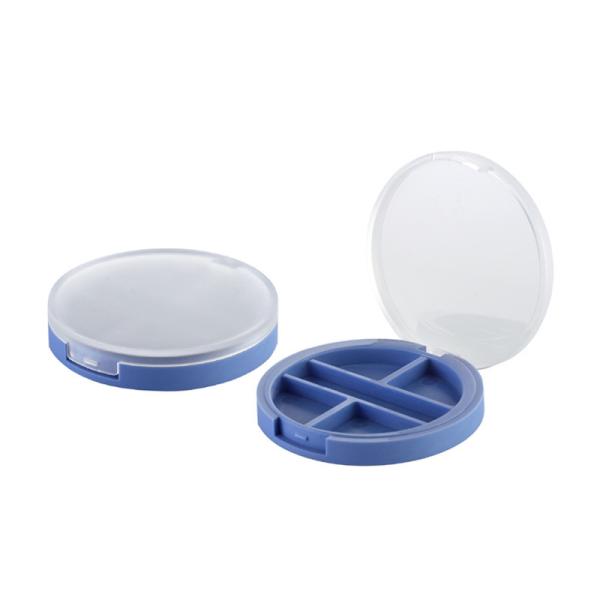 JL-EC209 Round 4 Pans Empty Eyeshadow Case With Brush Pans