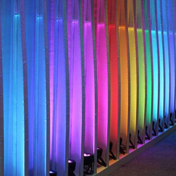 Professional 12pcs 4in1 12x3W LED Outdoor Par Can Light Stage Lighting RGBW Aluminum Alloy DJ Wash Par Nightclub Light
