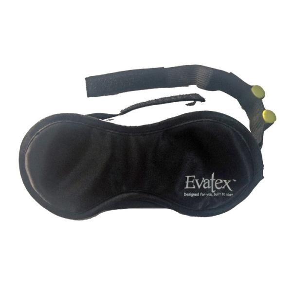 Tourist Black Color eye patch for sleeping With Pouch And Earplugs For Trip