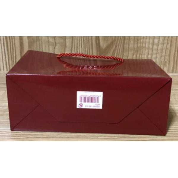 Gloss Laminated Kraft Paper Shopping Bags OEM Durable Paper Bag 120gsm
