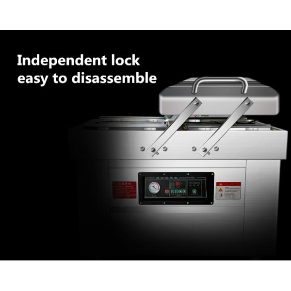 Industrial Chicken Double Vacuum Chamber Sealer for Bags Packaging 10mm Sealing Width