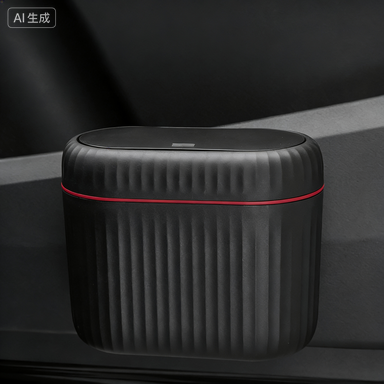 PP Material Car Trash Can with Large Capacity and Door Hanging Type for Portable Vehicle Storage