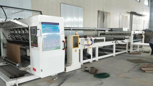 Production de carton ondulé Wj150-2200 à double paroi
