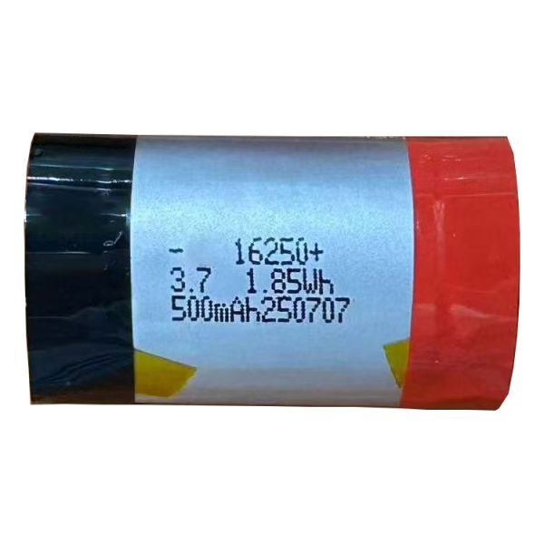 16250 3.7V 500mAh 3A Rate Polymer Lithium Battery for Beauty Devices Drones and Electronic Equipment