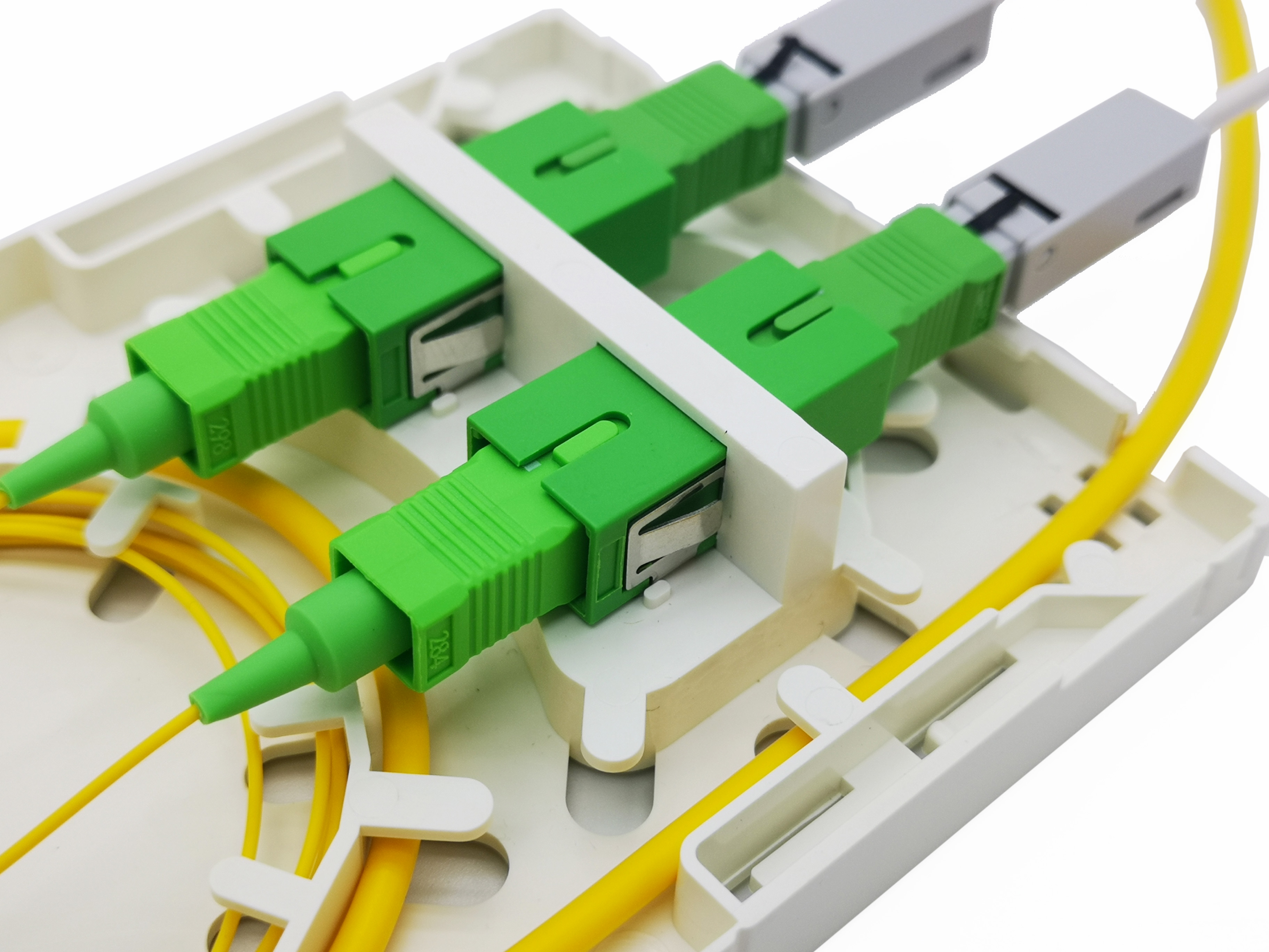 Держатель стены коробки прекращения волокна FAT IP30 2 CATV FTTH гаван