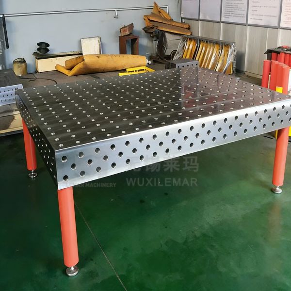 Modular steel welding platen for assembly and fixture applications