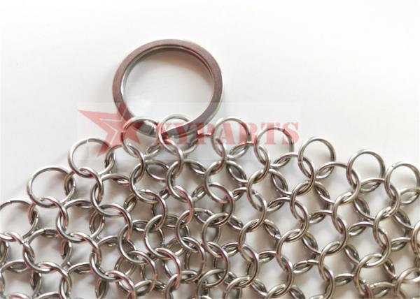 Líquido de limpeza de aço inoxidável do purificador do correio de corrente da cozinha da polegada 304 de Ring Mesh Screen Type 4