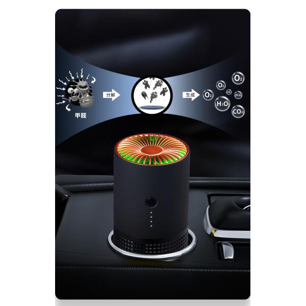 Formaldehyde Removal Mini Desktop Air Purifier with Negative Ion Technology and USB Port