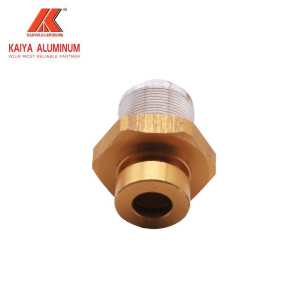 6061 T6 Cnc Aluminum Profile Metal Turning Female Threaded Brass Pipe Fittings