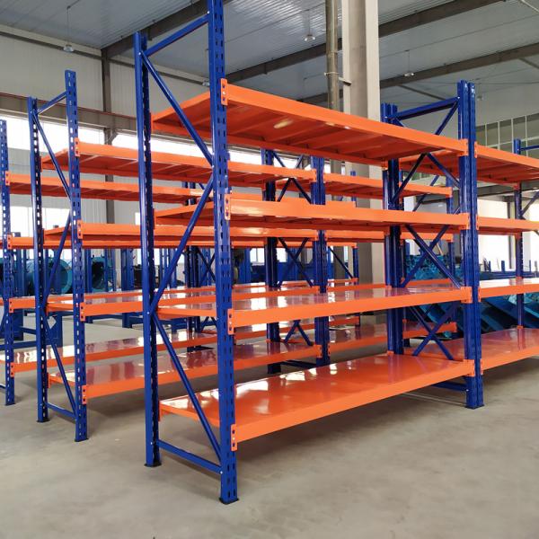 Customized Adjustable Warehouse Rack Metal Boltless Shelf 1000Kg-5000Kg Capacity