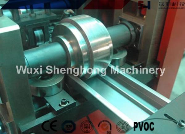 PLC Control Steel Metal Door Frame Roll Forming Machine 5.5KW 8 - 12 m / min