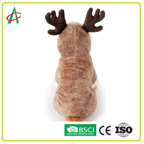 Любимец плюша темы рождества BSCI одевает с щелчковой крепежной деталью