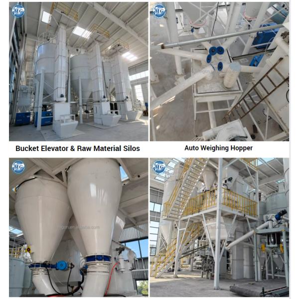 Full Automatic Sand Cement Powder Mixing Tile Grout Tile Adhesive Dry Mix Plant