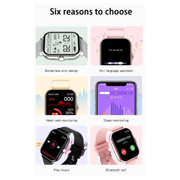 Y13 Smart Watch for Men Women BT Call Relogio Rate Pressure Sport Fitness tracker H13 Smart Watches