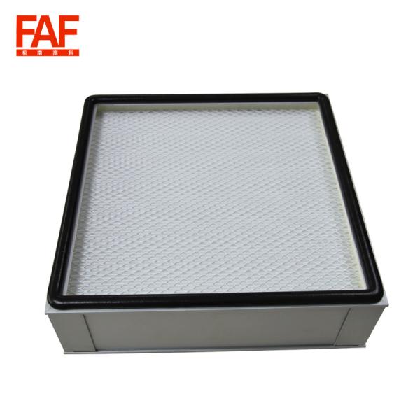 0.03mm Thickness High Volume HEPA Filter , Mini Pleat HEPA Filter With Fiberglass Material