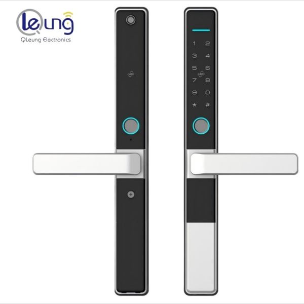 Waterproof Outdoor Smart Door Lock with Fingerprint Card Password Key Tuya App Control 2 Years Warranty
