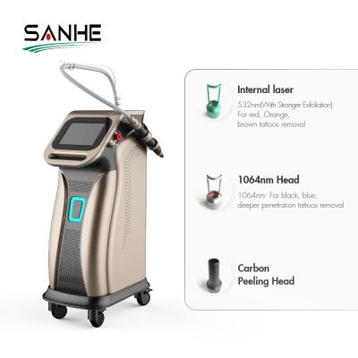 1064 Q Switched Nd Yag Laser Picosecond OEM/ODM 2 Wavelengths Laser Machine Remove Tattoo nanosecond laser machine
