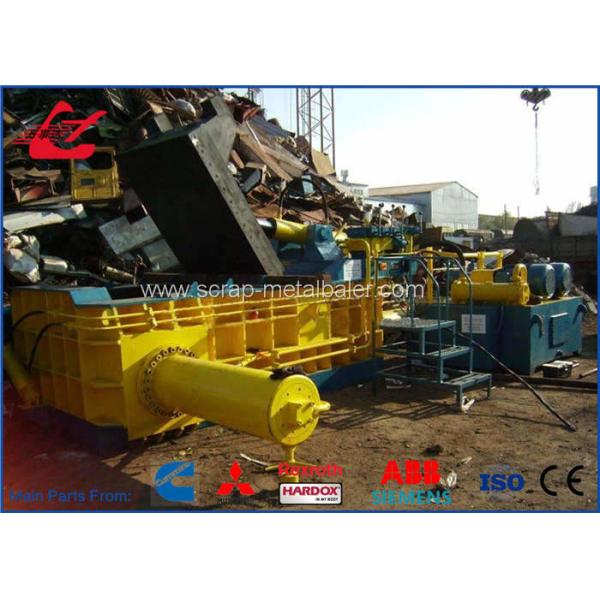 Stainless Steel Waste / Steel Pipes Scrap Metal Baler Metal Compactor Machine