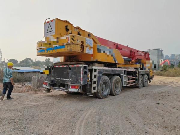 75 tonnes d'équipement lourd mobile d'occasion 2015 Année Hauteur maximale de levage 40m Blanc