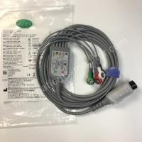 Referência reusável EC05DAS061 IPN 01.57.471472 MPN 01.57.471472016 de Pin Defib Snap AHA 3.4M da ligação 6 do cabo 5 de EDAN ECG