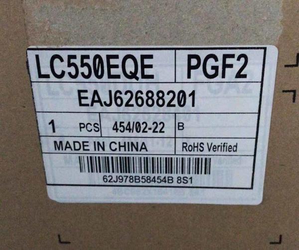 Cd/m de LC550EQE-PGF2 LG Display 55 3840 (RVB) AFFICHAGE INDUSTRIEL d'affichage à cristaux liquides de ² de ×2160 350
