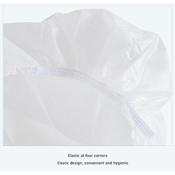 Drap non-tissé jetable imperméable du jacquard 50gsm de STATION THERMALE