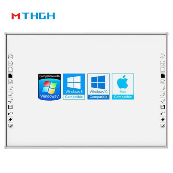 86 Inch Smart Interactive Whiteboard with 10-Point Touch and Android/Windows10 Support