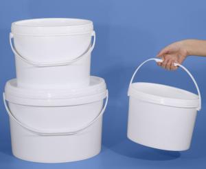 プロ仕様プラスチック塗装容器、5ガロン容量、防錆コーティング