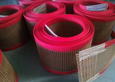 PTFE polyester mesh fabric , PTFE polyester mesh fabric for conveyor belt / griddling cloth, made by PTFE coated