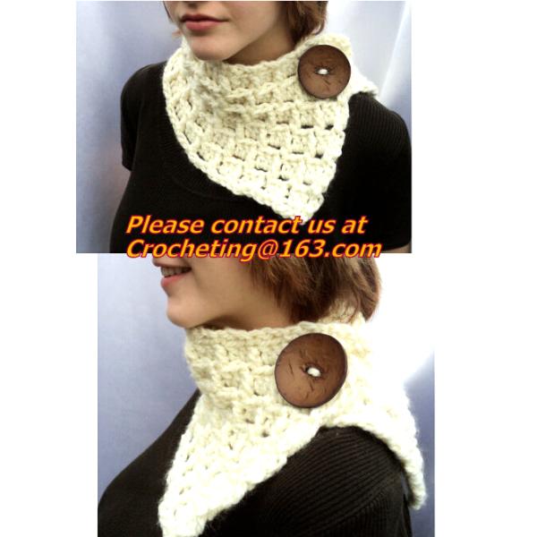 autumn-summer, women's all-match, cutout handmade, crochet, yarn scarf,Shawls scarves Sen