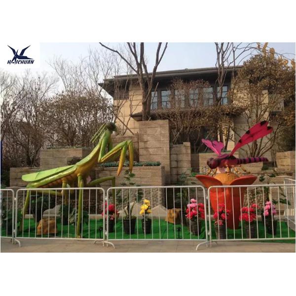 Outdoor butterfly Animatronic Animals Realistic Custom Insects Flower Decoration