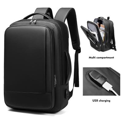 Fábrica de venda quente saco logotipo personalizado usb portátil à prova d'água por atacado homens 15,6 polegadas saco portátil de viagem mochila de laptop escola