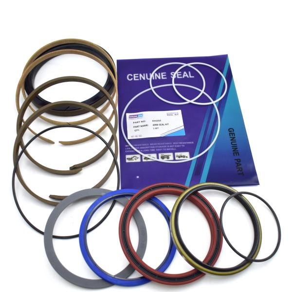 Doosan DH250 Arm Seal Kit Heavy Duty Hydraulic Cylinder Repair Seals to Prevent Oil Leakage