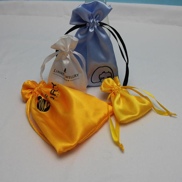 8 * 10cm Shoe Blue / Yellow Clutch Bag , Wedding Jewelry Satin Cosmetic Bag