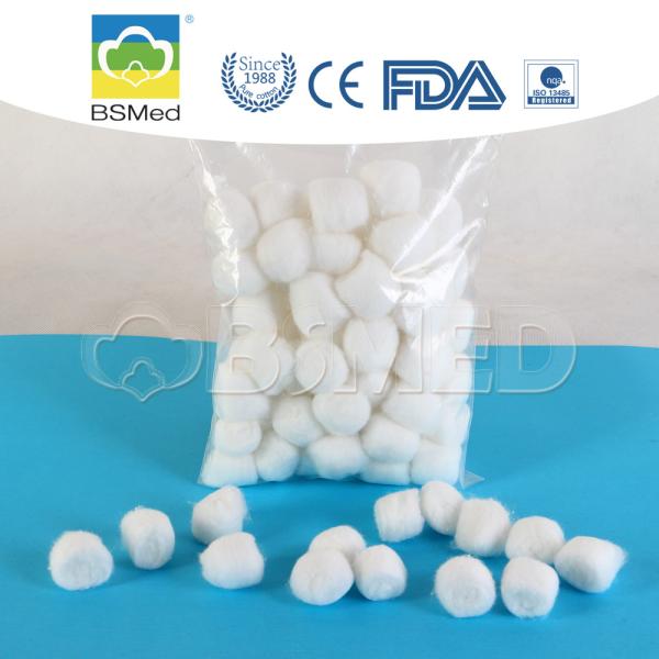 No Impurities Meet EP And BP Absorbent Medical Cotton Ball Consumable