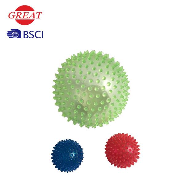 8cm Soft PVC Gym Ball For Kids Power Exercise Stimulate Nerves Easy Cleaning